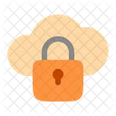 Encrypted Cloud  Icon