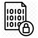 Encrypted Data File Lock Icon