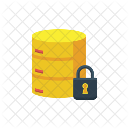 Encrypted database Icon - Download in Flat Style