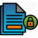 Encrypted Document  Icon