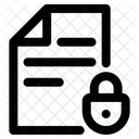 Document File Encrypted File Icon