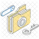 Encrypted Folder Information Archive Icon