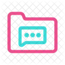 Encrypted Folder Security Data Icon