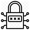 Encrypted Blockchain Secure Lock Digital Money Cryptocurrency Icon