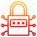Encrypted Blockchain Secure Lock Digital Money Cryptocurrency Icon