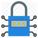 Encrypted Blockchain Secure Lock Digital Money Cryptocurrency Icon