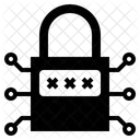 Encrypted Blockchain Secure Lock Digital Money Cryptocurrency Icon