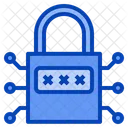 Encrypted Blockchain Secure Lock Digital Money Cryptocurrency Icon