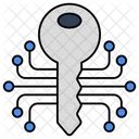 Encrypted Key Access Security Icon