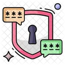 Secure Chat Secure Message Encrypted Chat Icon