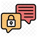 Secure Chat Security Message Security Icon