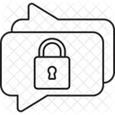 Encrypted Messaging Secure Chat Security Icon