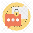 Encrypted Messaging Secure Icon