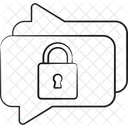 Encrypted Messaging Secure Chat Security Icon