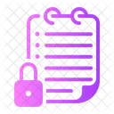 Encrypted Security Padlock Icon