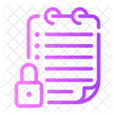 Encrypted Note  Icon