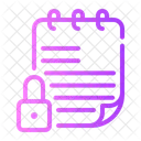 Encrypted Data Security Icon