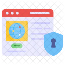Encrypted Website  Icon