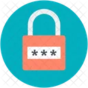 Encryption Lock Digital Icon