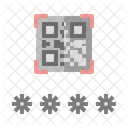 Encryption Qr Code Scan Icon