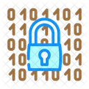 暗号化、ロック、データ アイコン