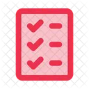 Encuesta Lista De Verificacion Formulario Icono