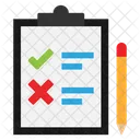Retroalimentacion Lista De Verificacion Revision Icono