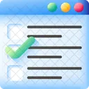 Encuesta Comentarios Lista De Verificacion Icono