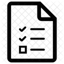 Encuesta Lista De Canciones Lista De Verificacion Icono