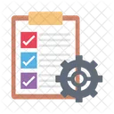 Lista De Verificacion Encuesta Entrevista Icono