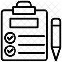 Planificar Lista De Verificacion Archivo Icono