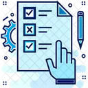 Encuesta Auditoria Lista De Verificacion Icono