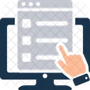 Encuesta En Linea Cuestionario Retroalimentacion Icono
