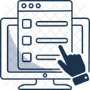 Encuesta En Linea Cuestionario Retroalimentacion Icono
