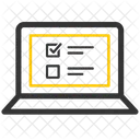 Encuesta Examen Cuestionario En Linea Icono
