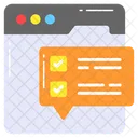 Encuesta Web En Linea Revision Icon