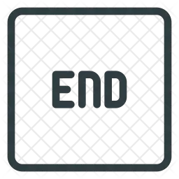 End Icons, Logos, Symbols - Free Download in SVG, PNG
