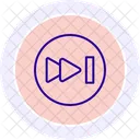 End Arrow Color Circle Icon Icon