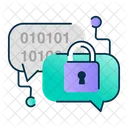 End Encryption Secure Talk Secure Communication Icon