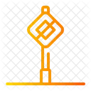 End Of Priority Regulation Traffic Sign Icon