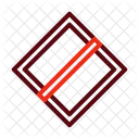 End Of Priority Sign Traffic Sign Icon