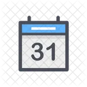 Calendar Date 31 Date Icon