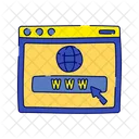 Endereço do website  Icon