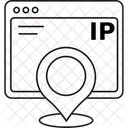 Protocolo De Internet Localizacao De IP Internet Ícone