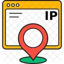 Protocolo De Internet Localizacao De IP Internet Ícone