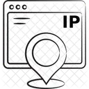 Protocolo De Internet Localizacao De IP Internet Ícone