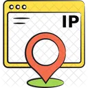 Protocolo De Internet Localizacao De IP Internet Ícone