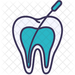 Endodontics Icon - Download in Colored Outline Style