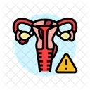 Endometriose Femme Maladie Icône