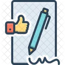 Endorsement Approval Accredit Icon